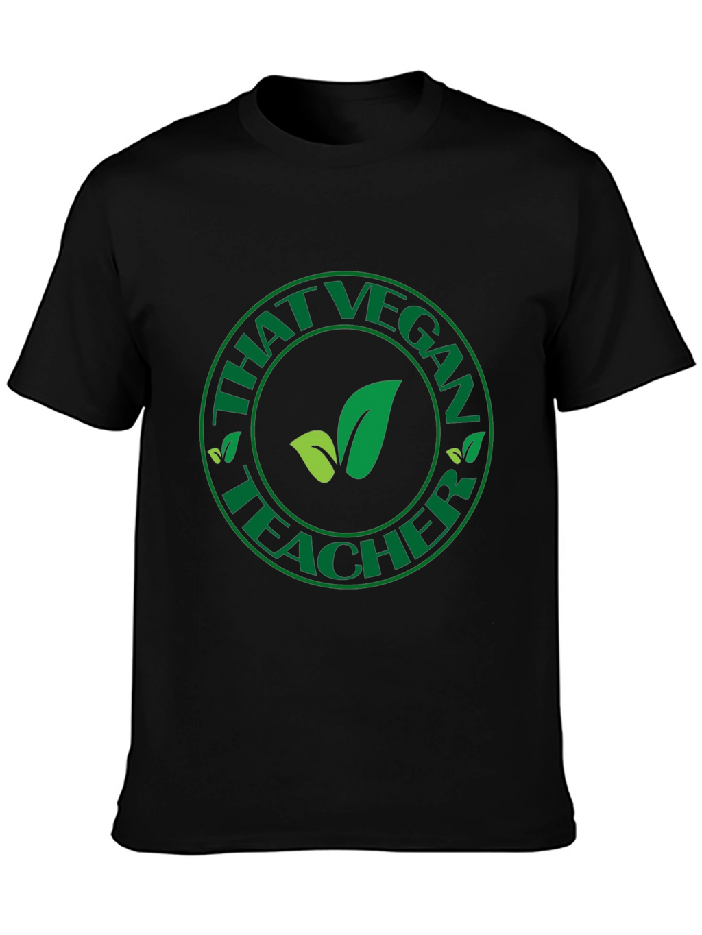 That Vegan Teacher Graphic Tee - Black