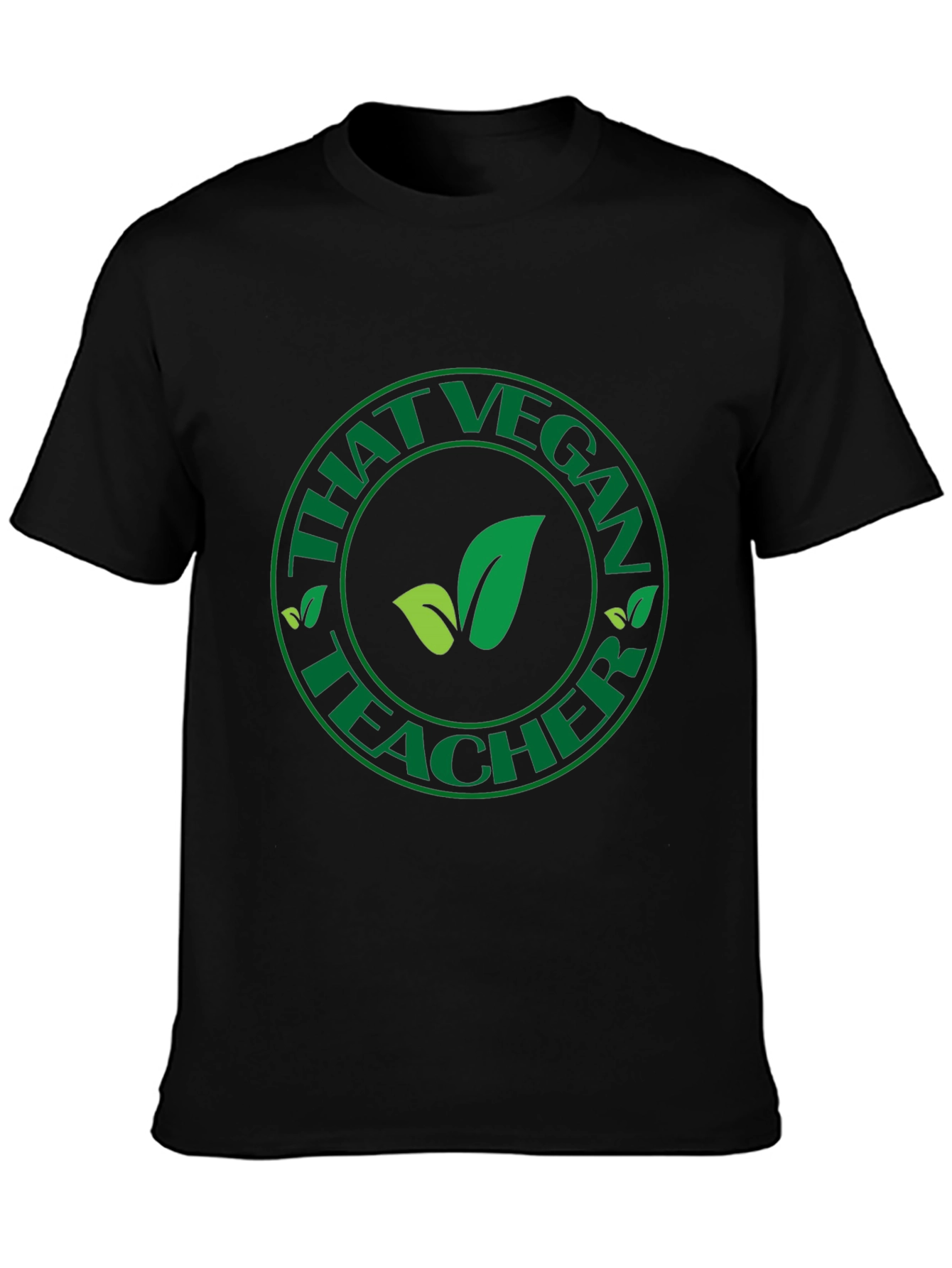 That Vegan Teacher Graphic Tee - Black