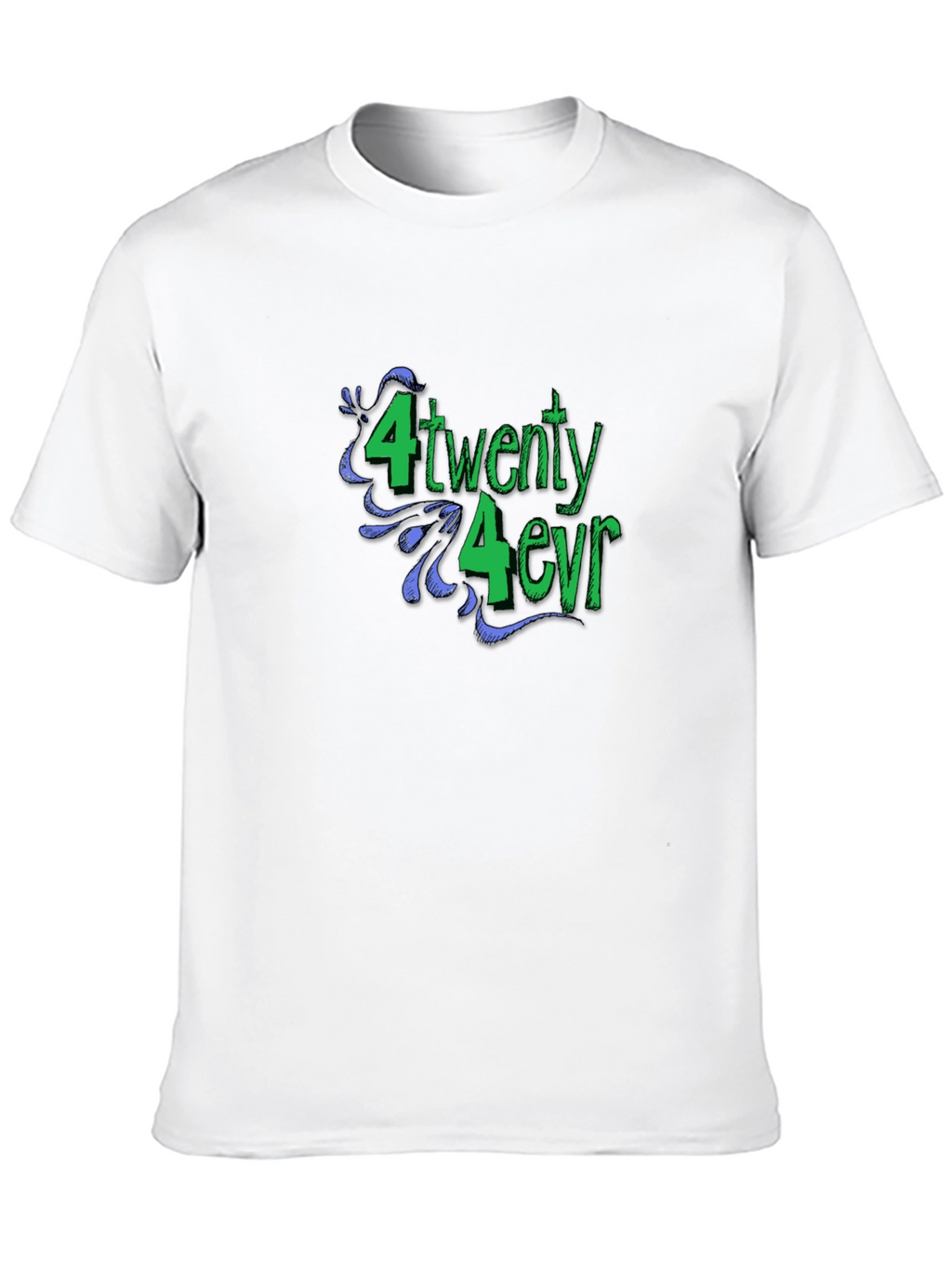 420 Forever Black Graphic T-Shirt