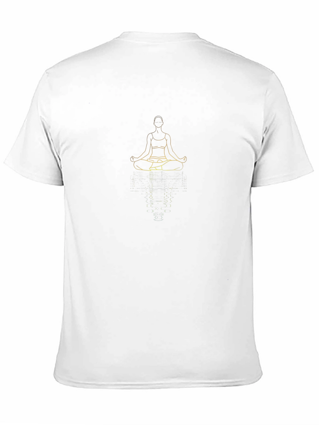 Yoga Silhouette Graphic Tee - Black