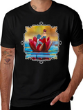 Mermaid Lotus Flower T-Shirt - Unique Graphic Tee