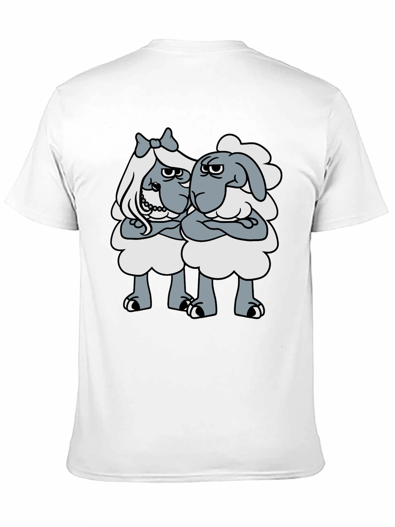 Shaun The Sheep T-Shirt - Grumpy Ladies Graphic Tee