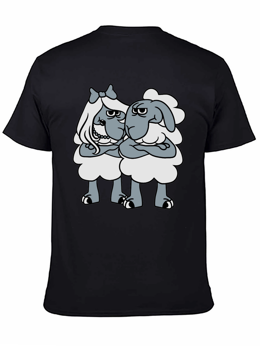 Shaun The Sheep T-Shirt - Grumpy Ladies Graphic Tee