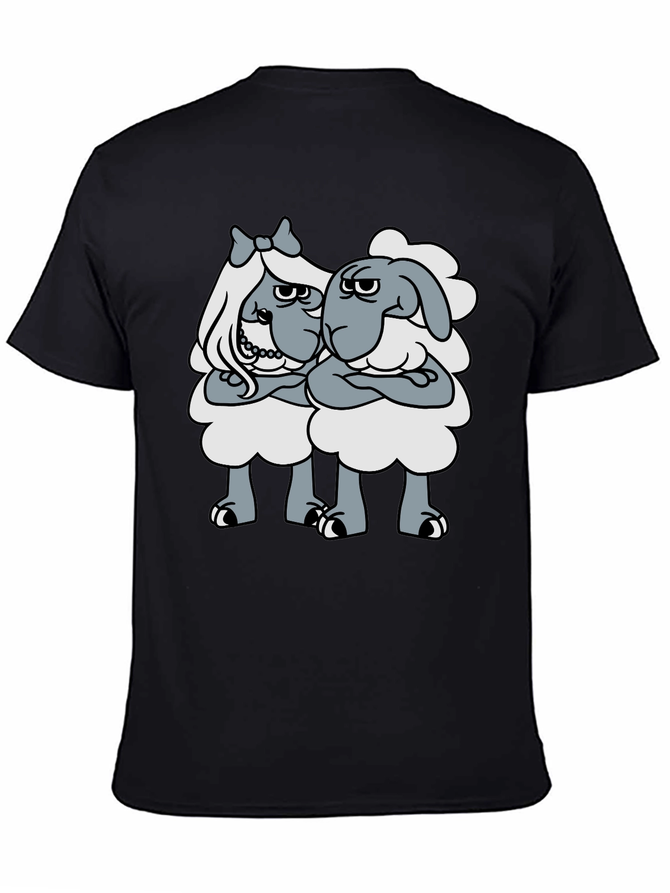 Shaun The Sheep T-Shirt - Grumpy Ladies Graphic Tee