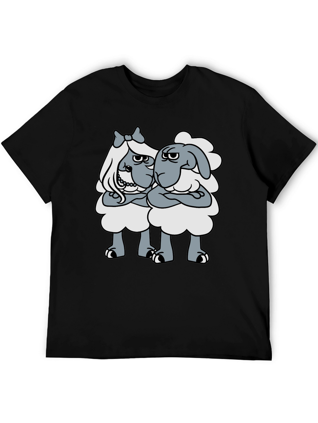 Shaun The Sheep T-Shirt - Grumpy Ladies Graphic Tee