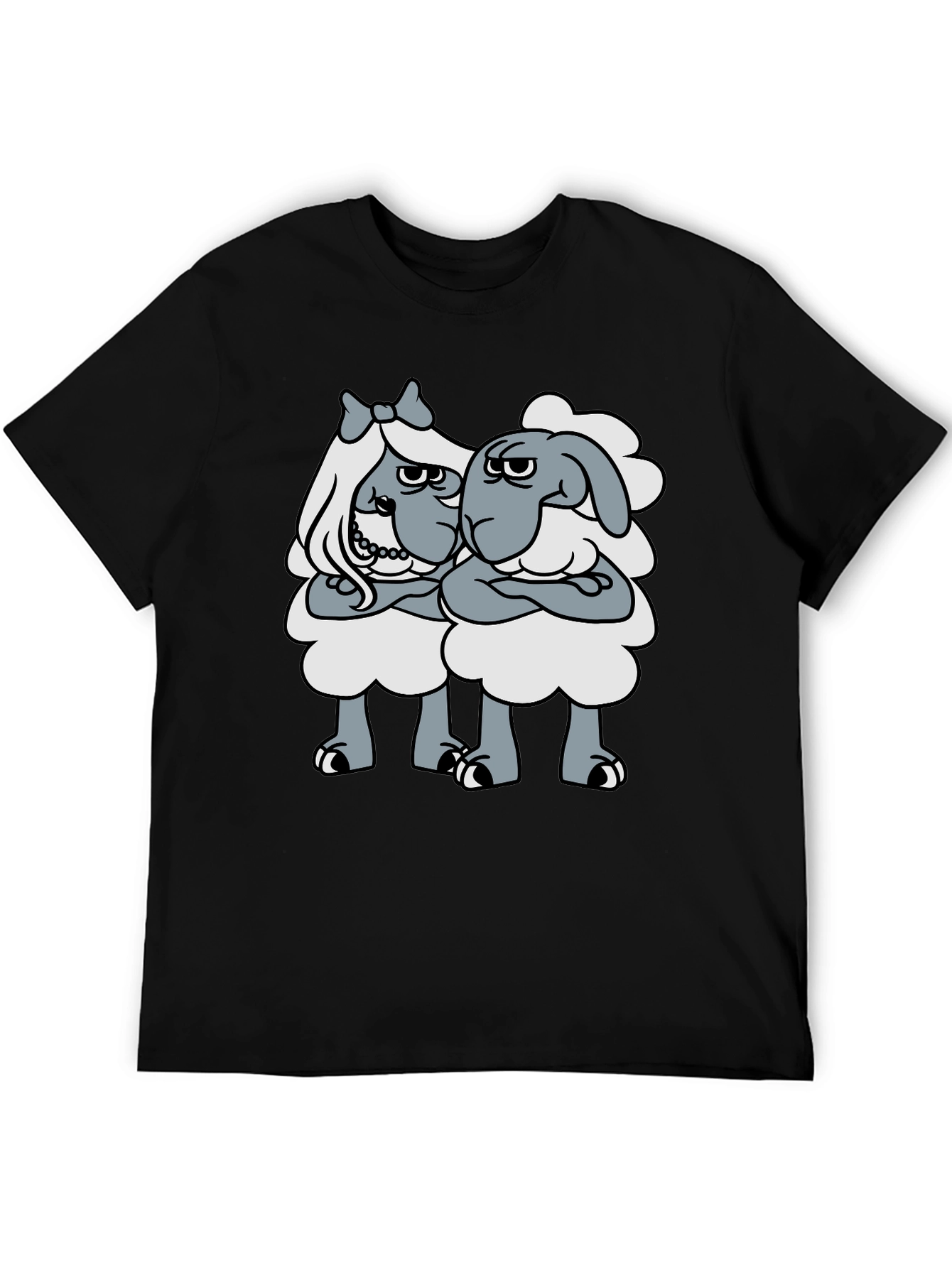 Shaun The Sheep T-Shirt - Grumpy Ladies Graphic Tee