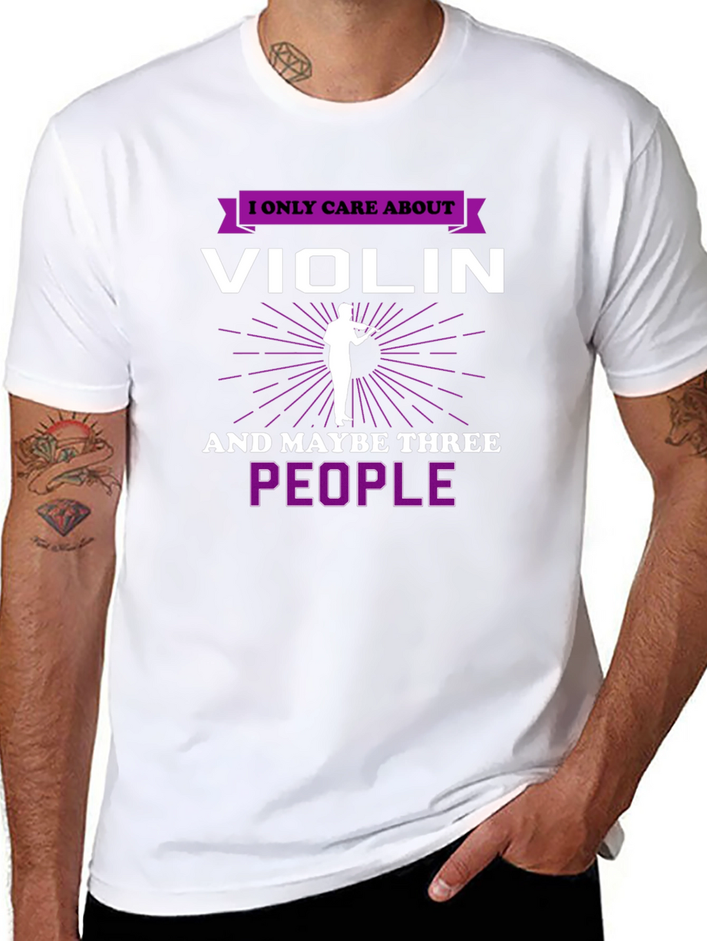 I Only Care About Violin T-Shirt