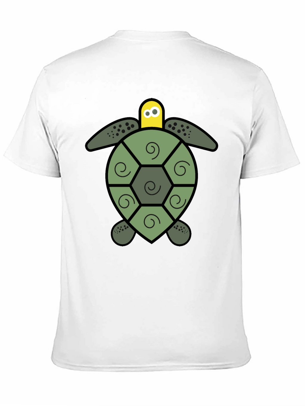 Turtle Graphic Black T-Shirt