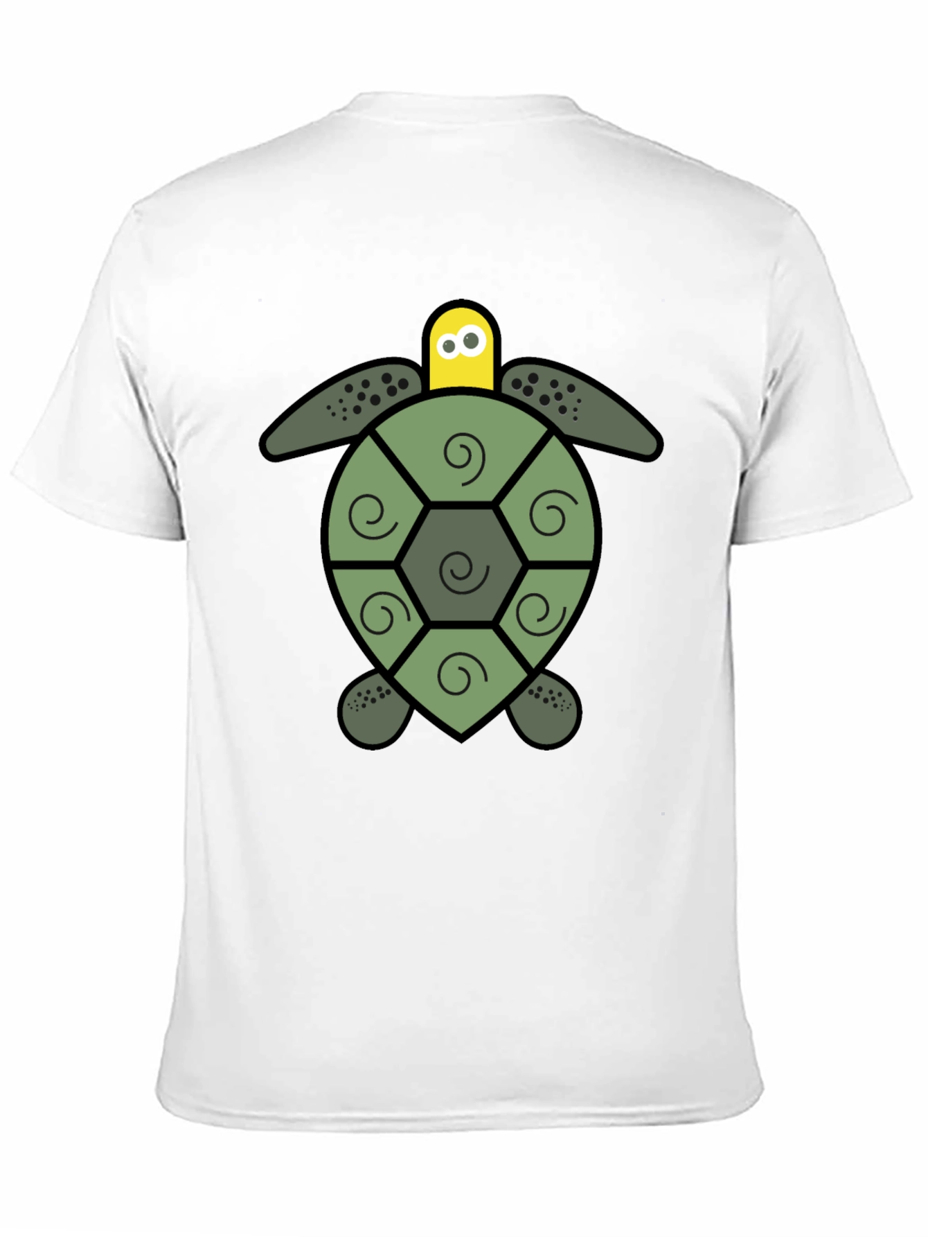Turtle Graphic Black T-Shirt