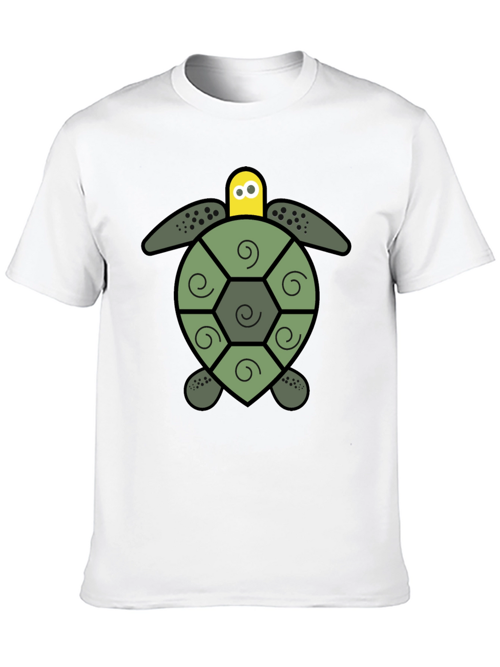 Turtle Graphic Black T-Shirt