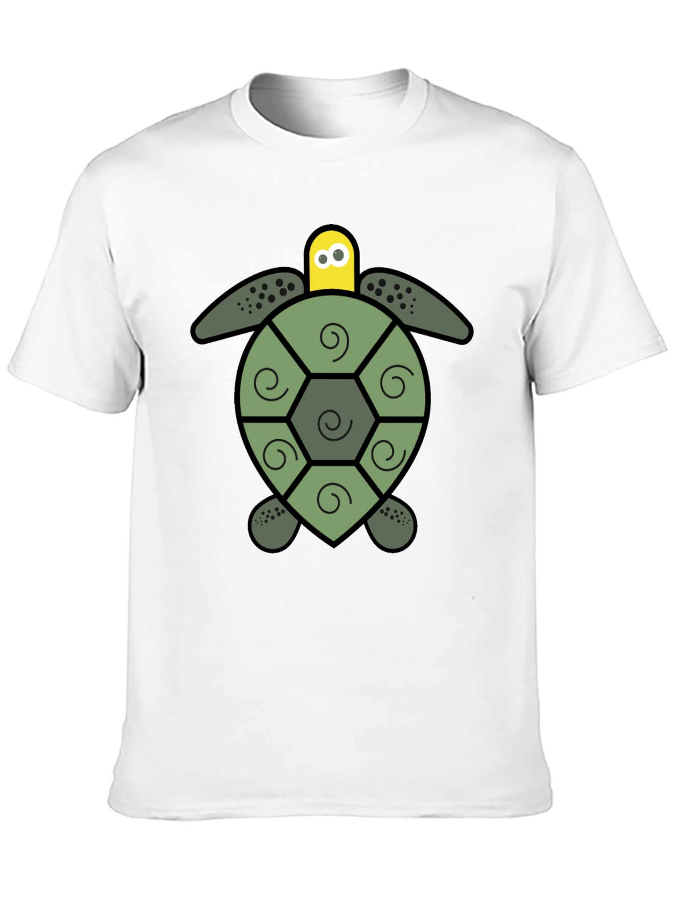 Turtle Graphic Black T-Shirt