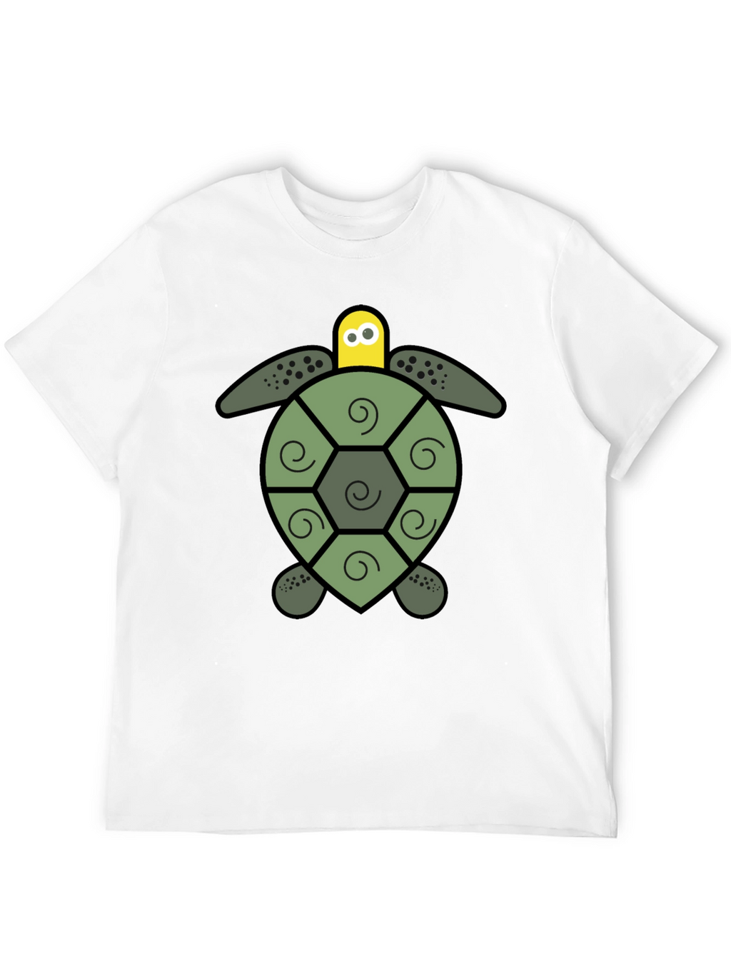 Turtle Graphic Black T-Shirt