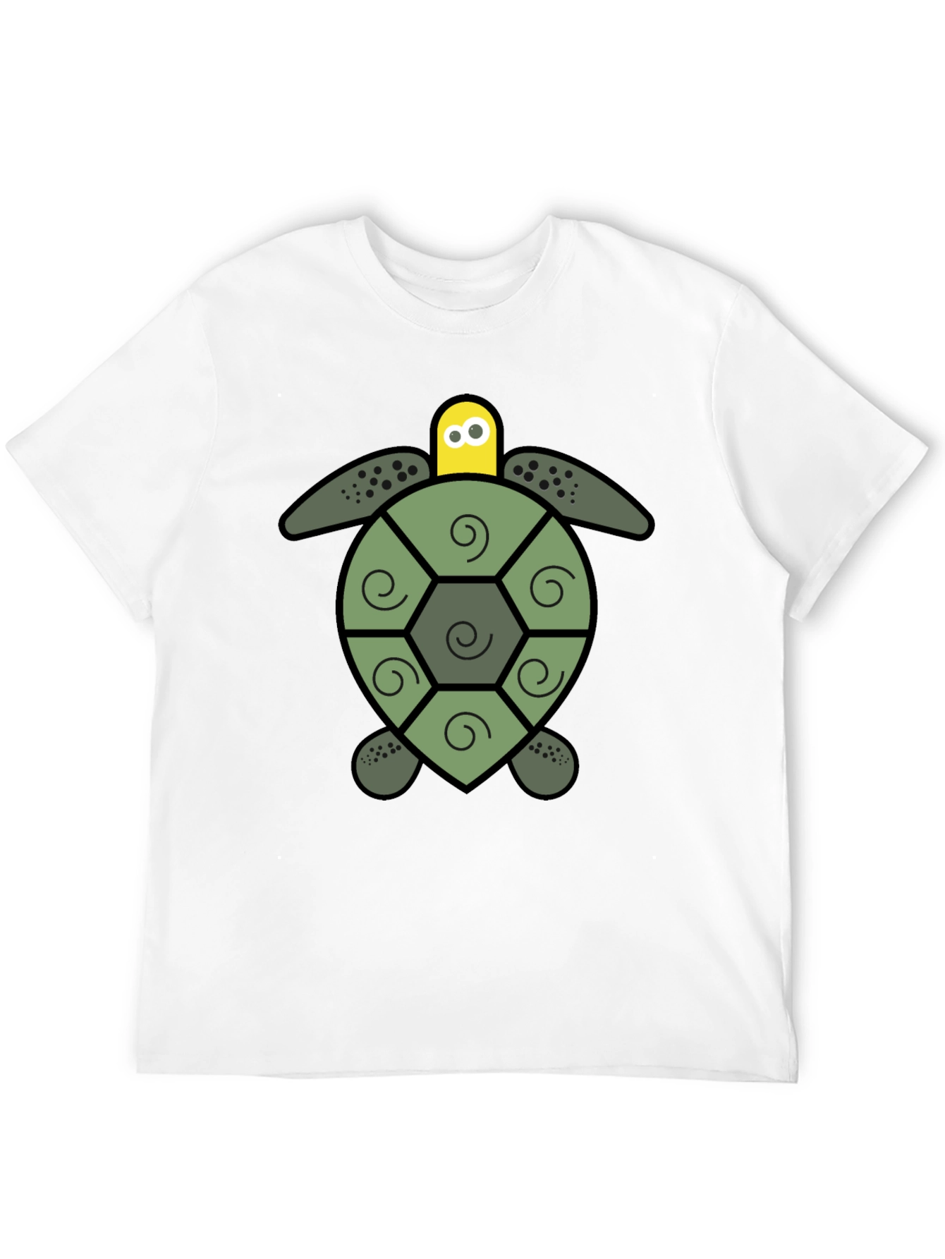 Turtle Graphic Black T-Shirt