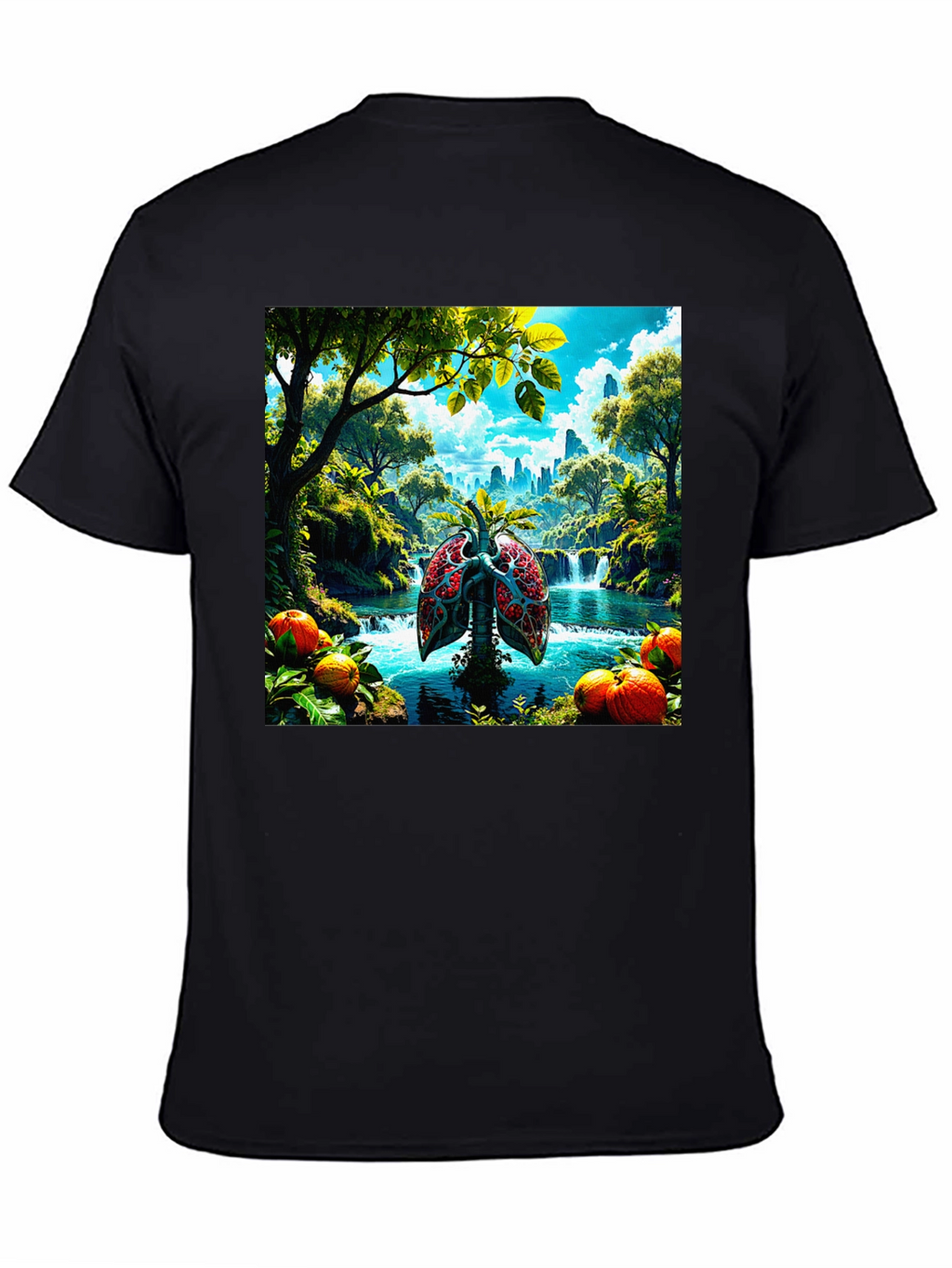 Nature Lungs Graphic T-Shirt - Healthy Planet