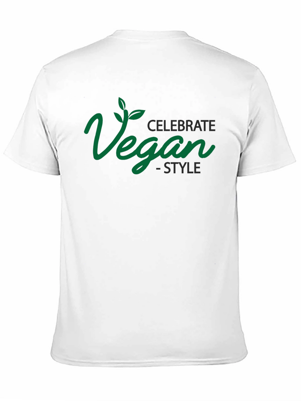 Celebrate Vegan Style Graphic Tee - Black