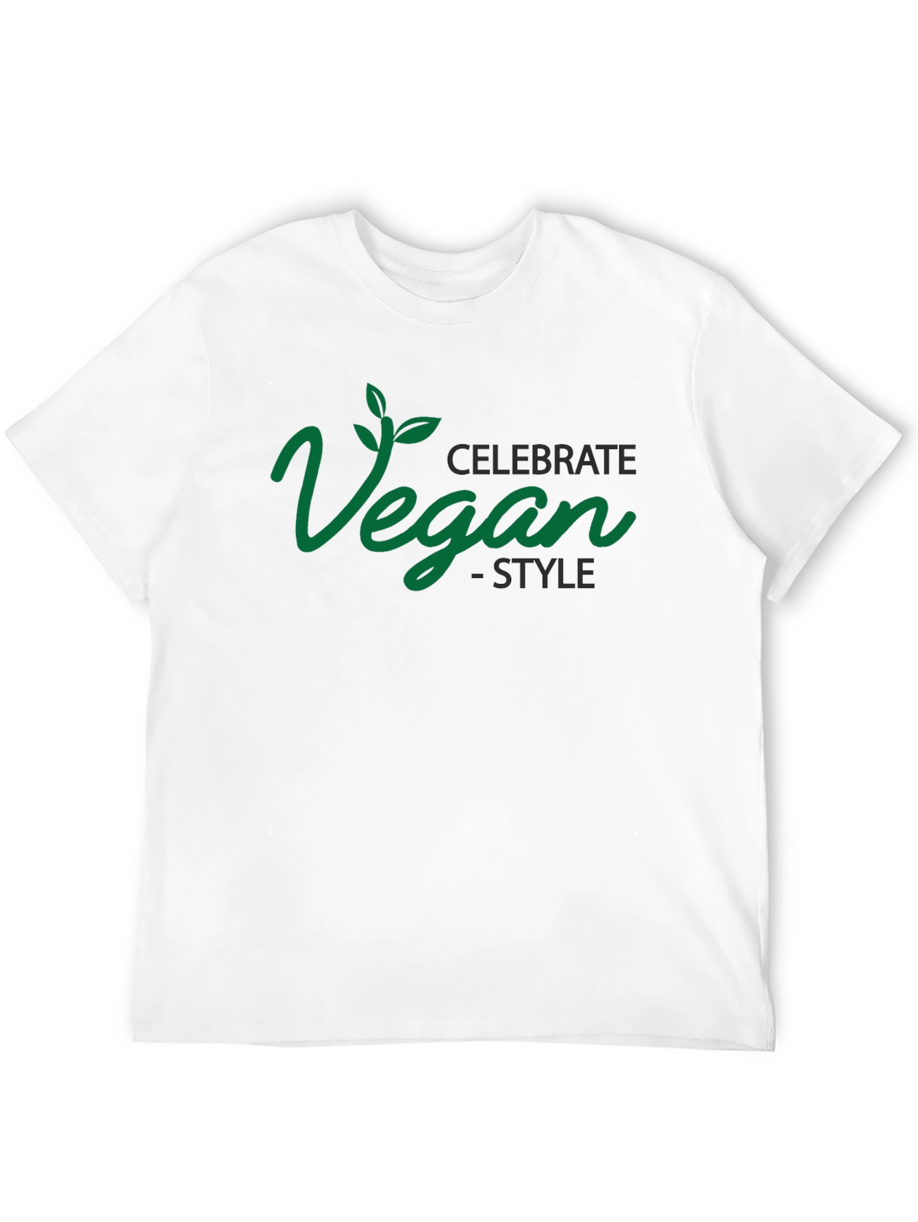 Celebrate Vegan Style Graphic Tee - Black