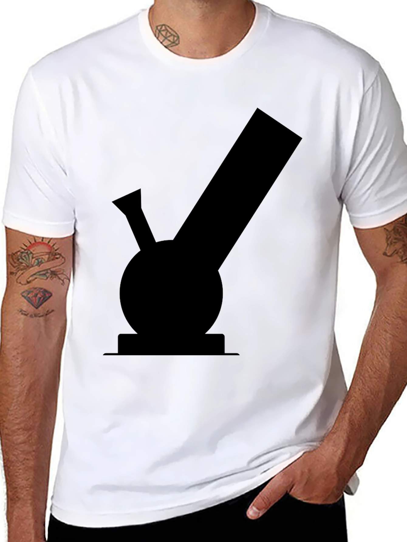 Bong Graphic Tee - Novelty T-Shirt