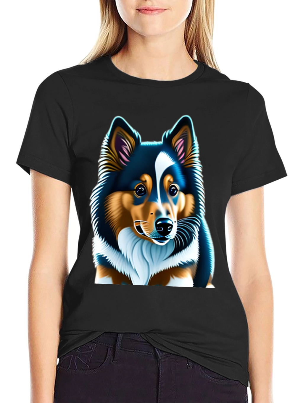 Sheltie Dog Graphic Tee - Soft Cotton Unisex T-Shirt