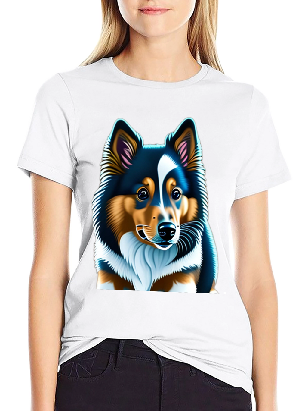 Sheltie Dog Graphic Tee - Soft Cotton Unisex T-Shirt