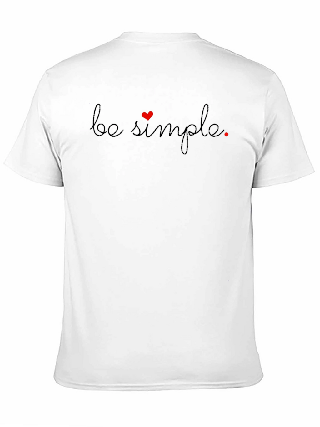 Be Simple Black T-Shirt