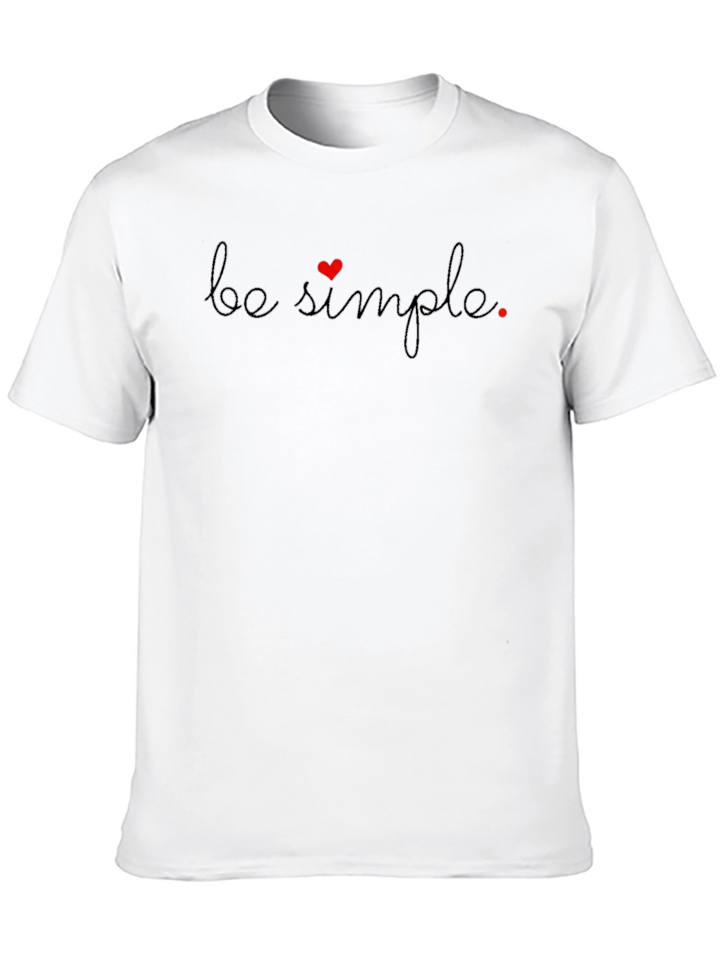 Be Simple Black T-Shirt