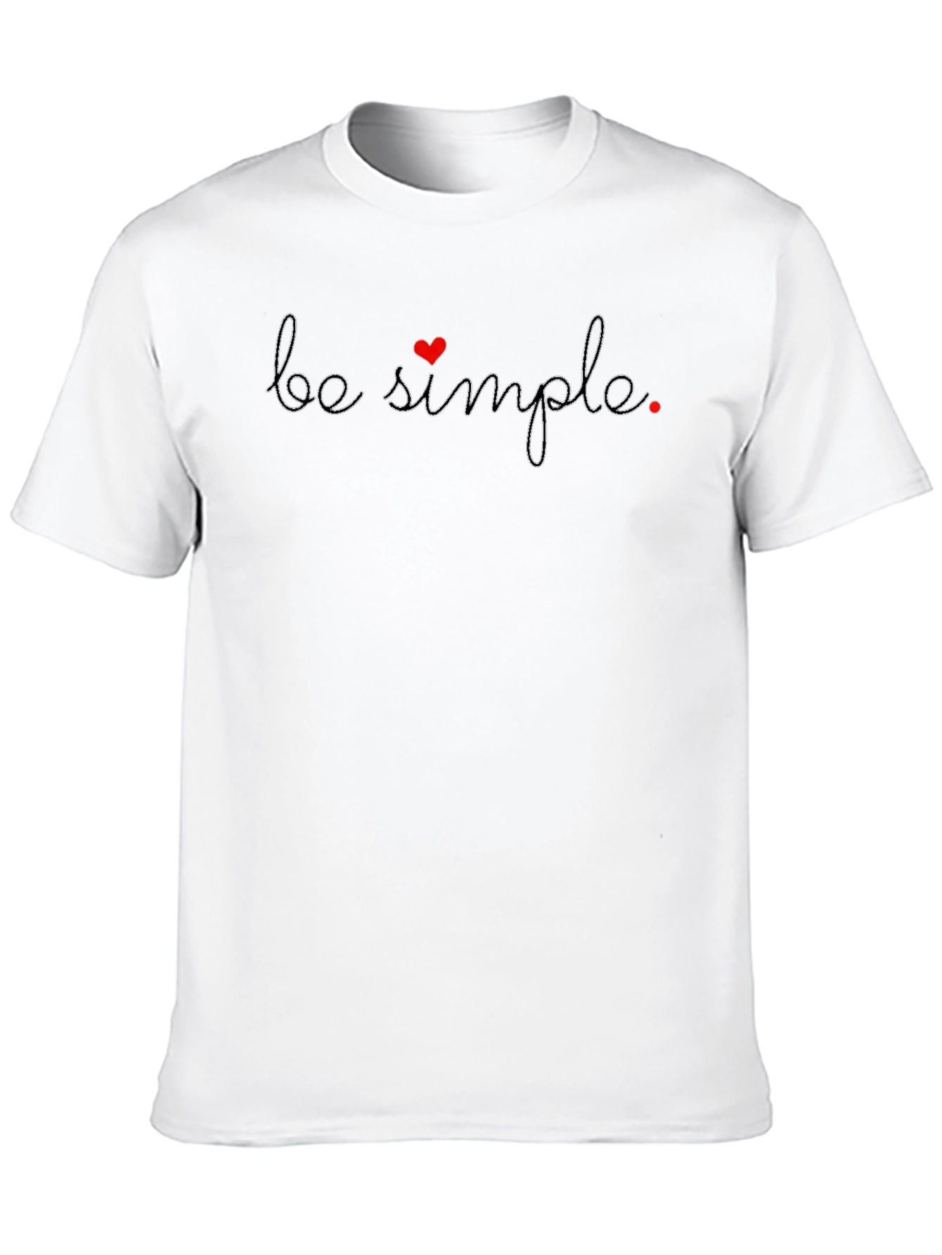 Be Simple Black T-Shirt