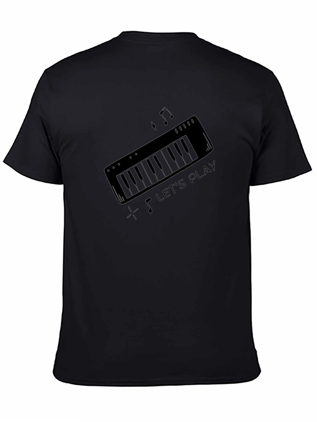 Lets Play Keyboard Graphic T-Shirt