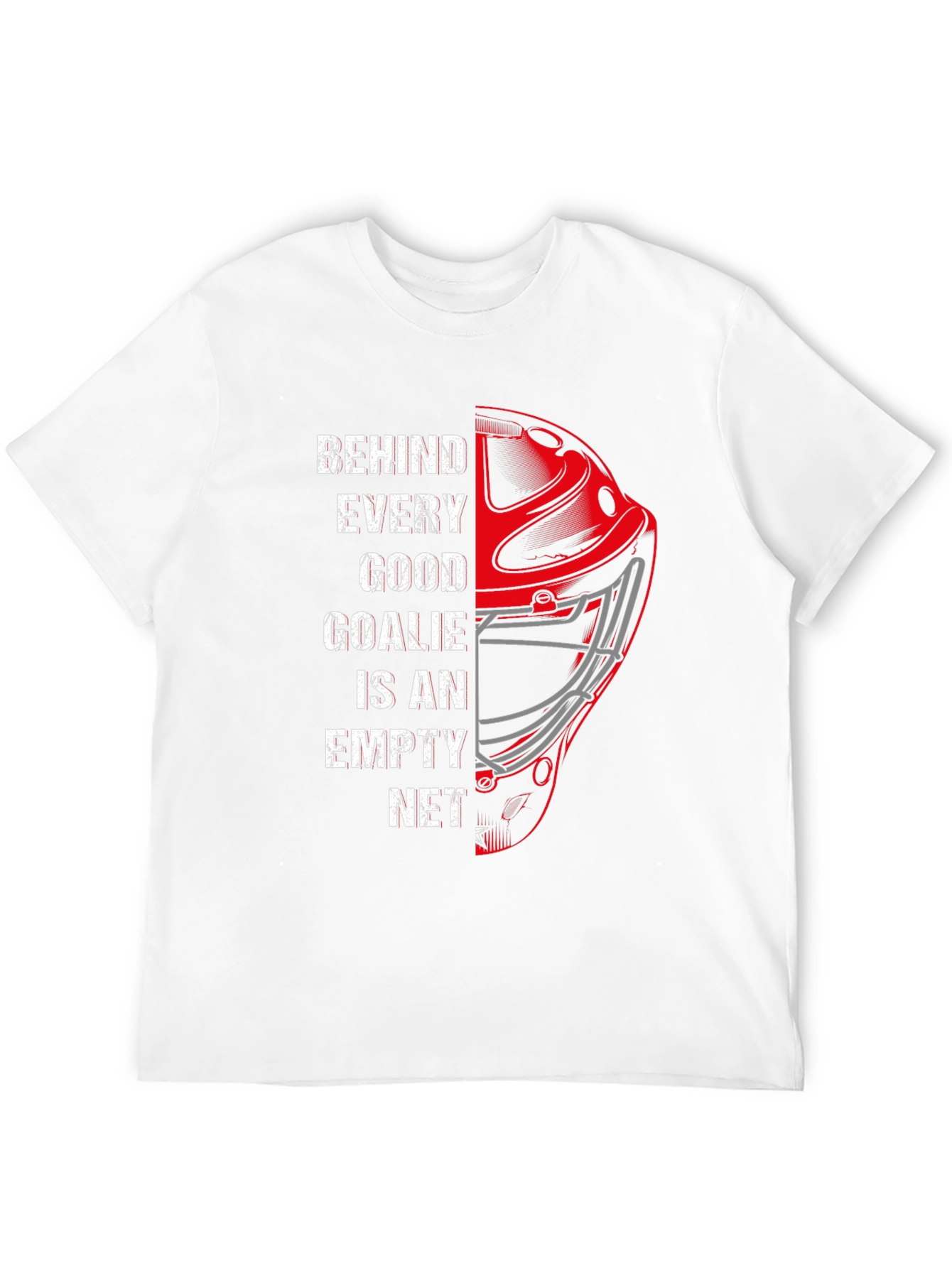 Hockey Goalie Graphic Tee - Behind Every Good Goalie