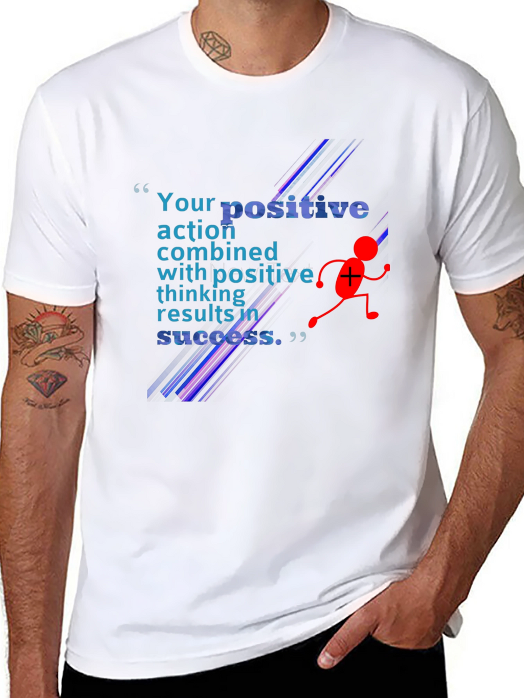 Positive Action T-Shirt - Motivational Design