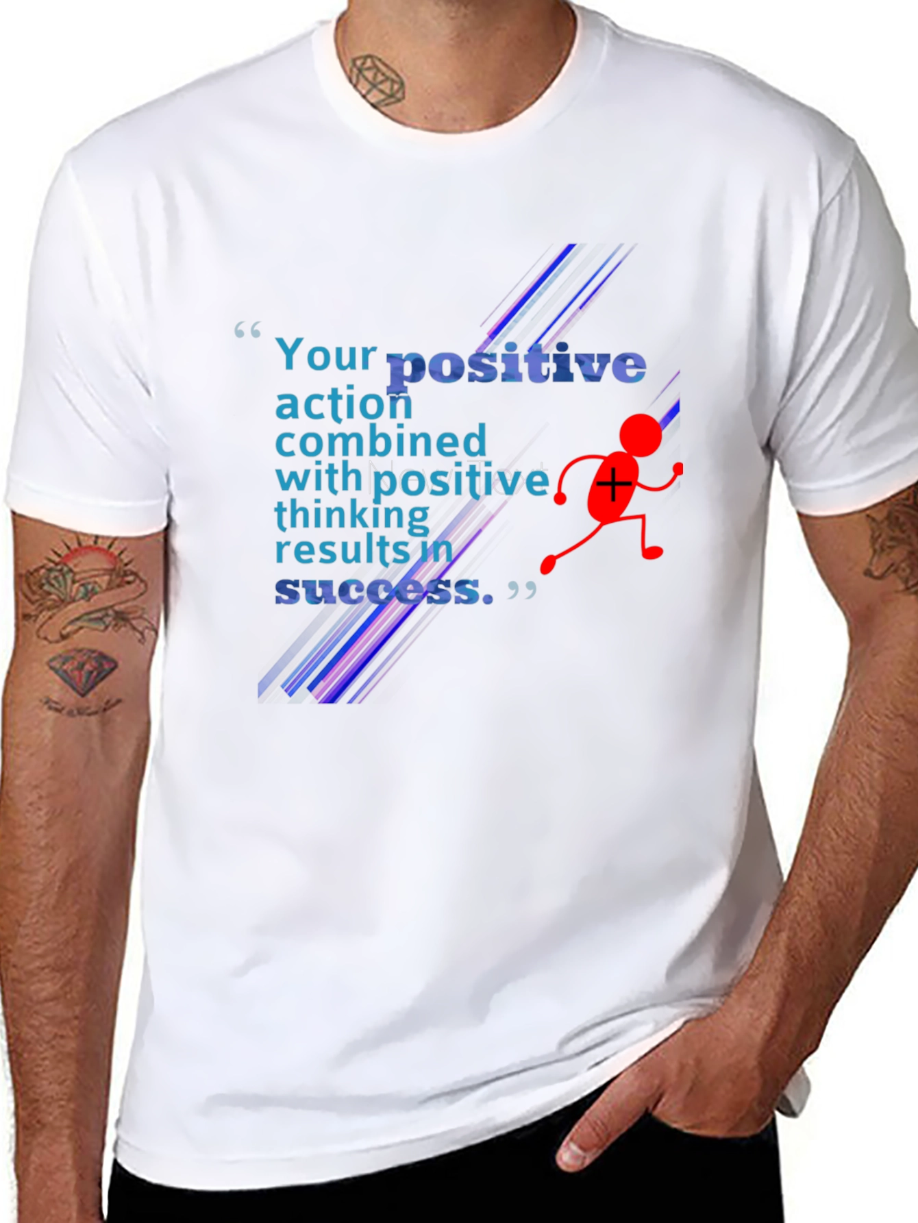 Positive Action T-Shirt - Motivational Design