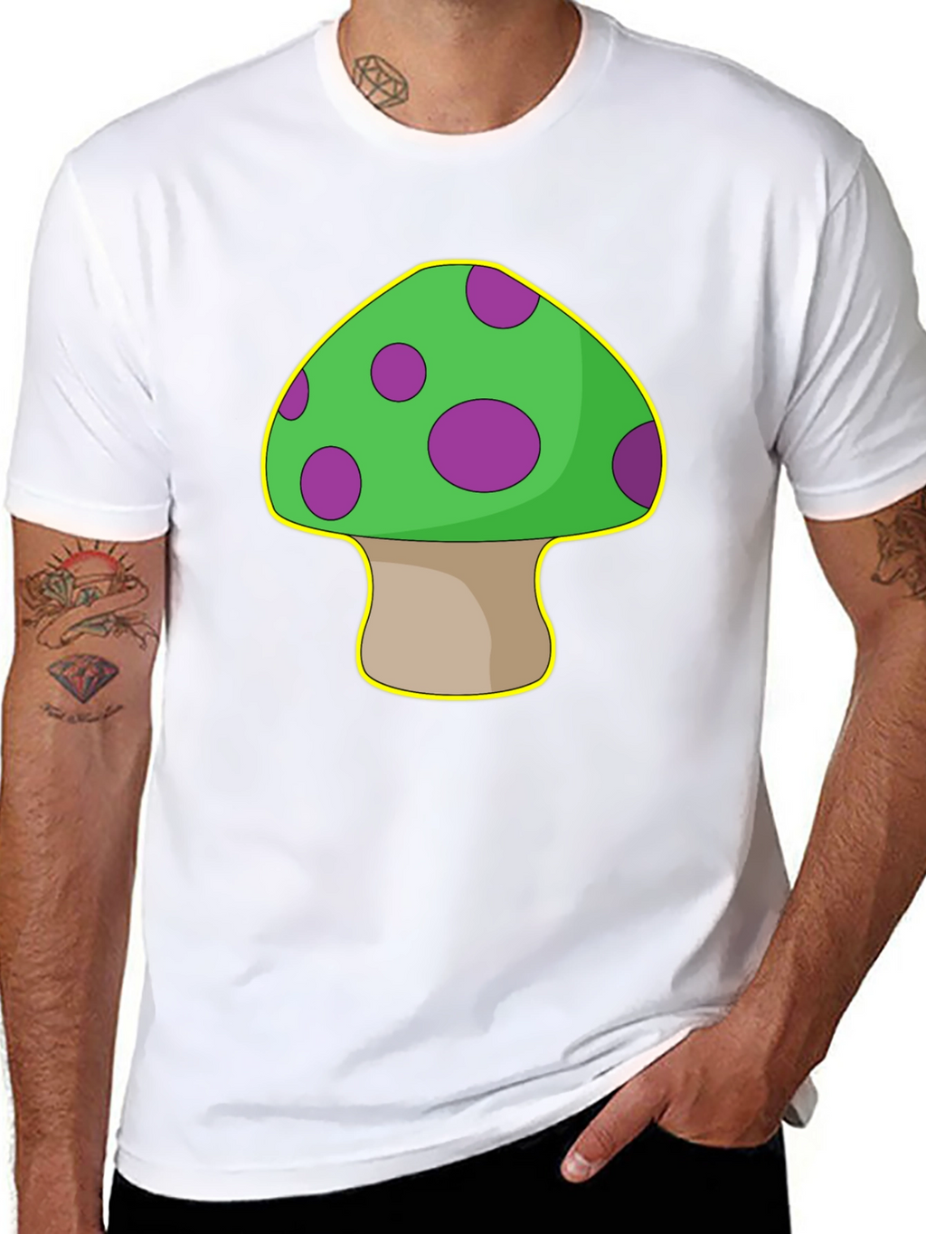 Mushroom Graphic T-Shirt - Quirky & Fun Design