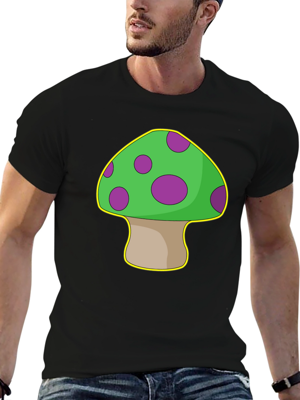 Mushroom Graphic T-Shirt - Quirky & Fun Design