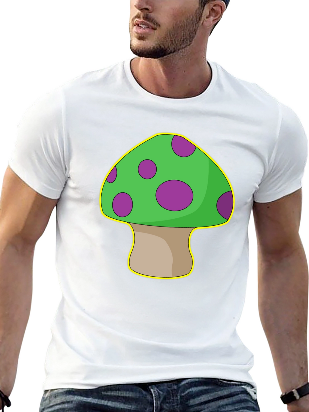 Mushroom Graphic T-Shirt - Quirky & Fun Design