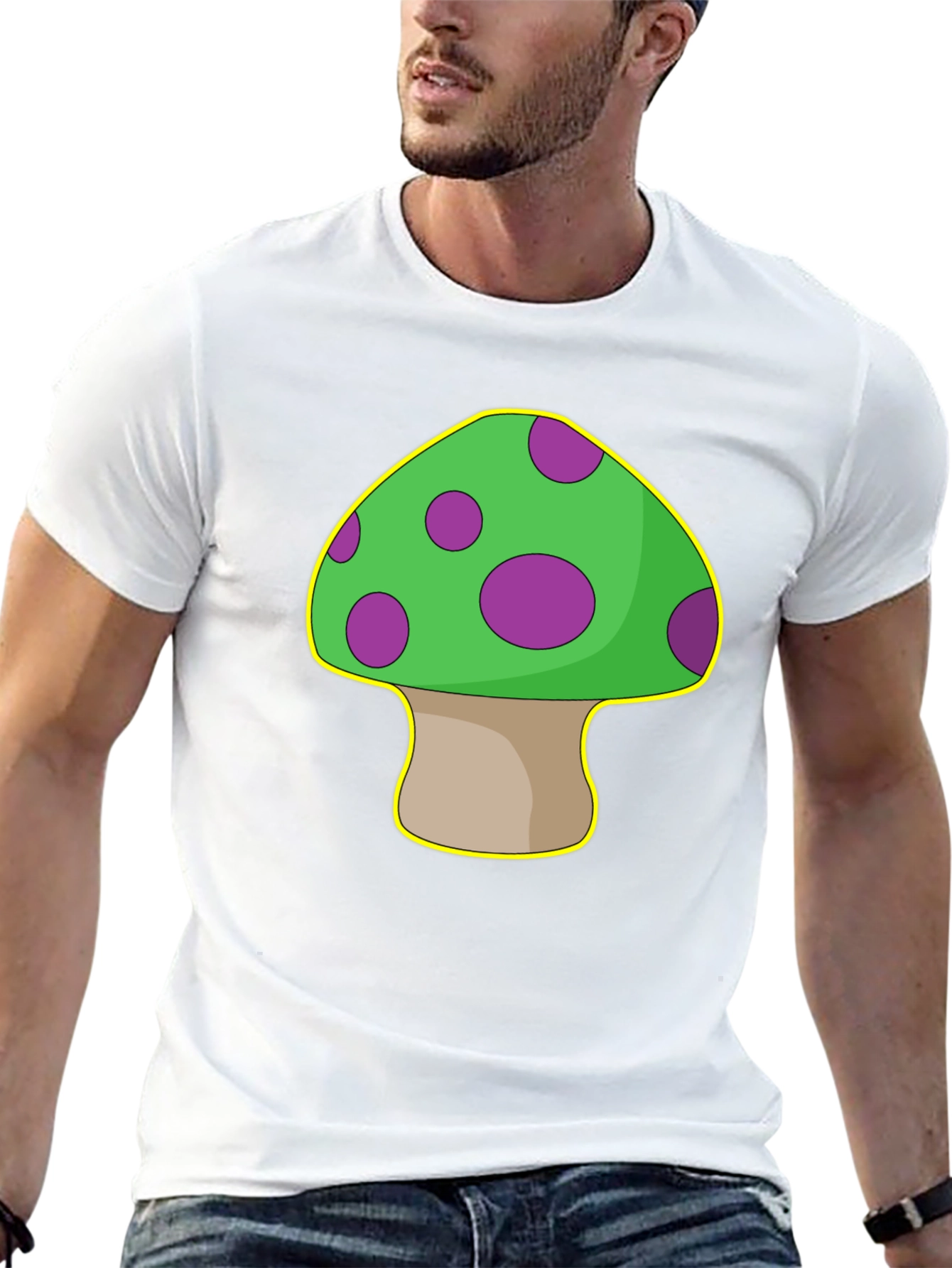 Mushroom Graphic T-Shirt - Quirky & Fun Design