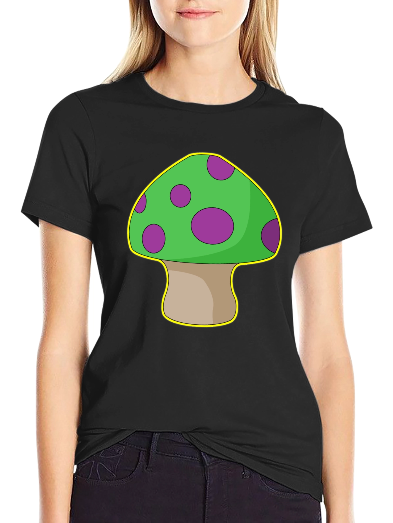 Mushroom Graphic T-Shirt - Quirky & Fun Design
