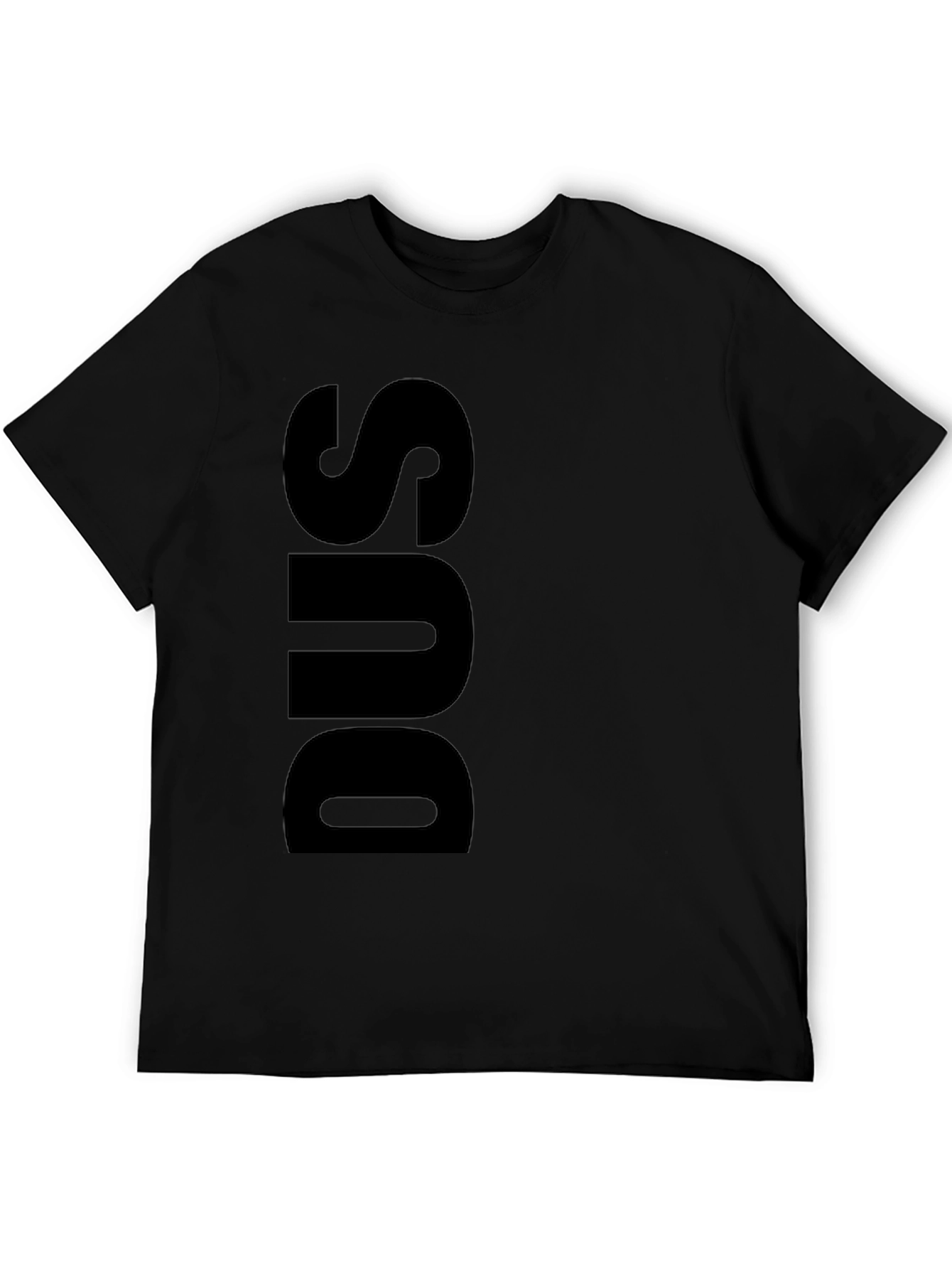 DUS Graphic Tee - Mens Black Casual T-Shirt