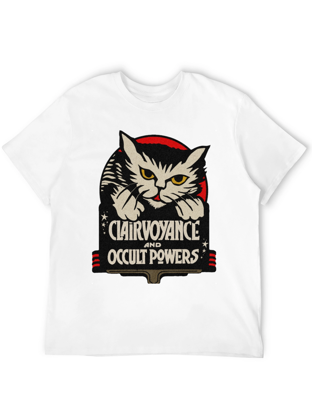 Clairvoyance & Occult Powers Cat Graphic Tee