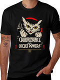 Clairvoyance & Occult Powers Cat Graphic Tee