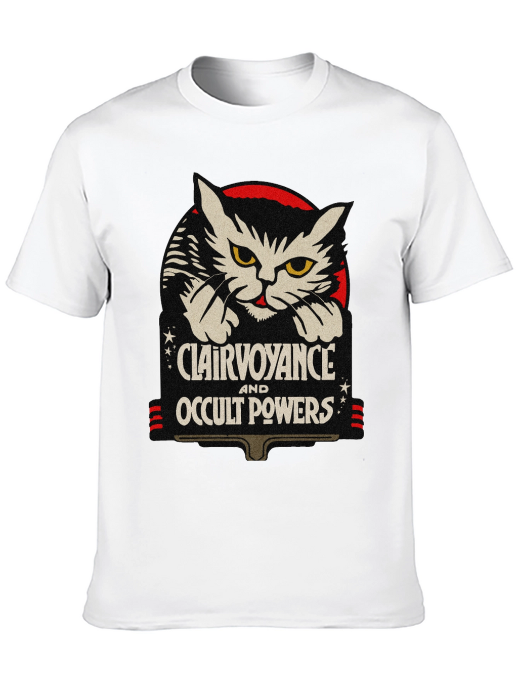 Clairvoyance & Occult Powers Cat Graphic Tee