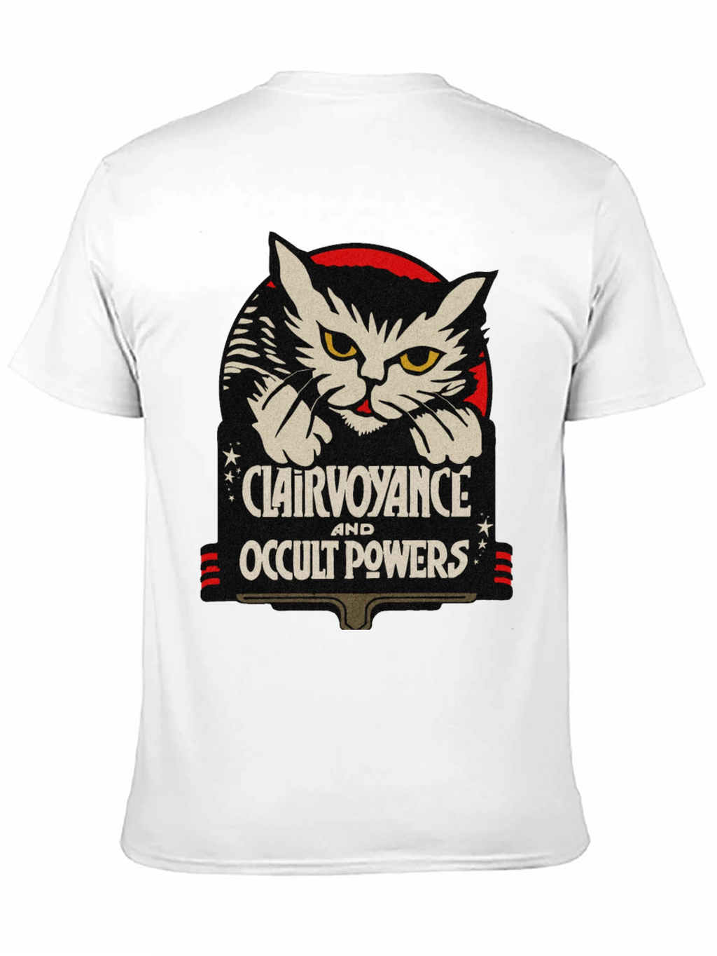 Clairvoyance & Occult Powers Cat Graphic Tee