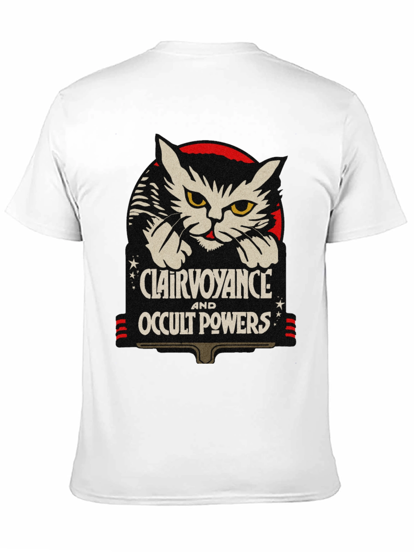 Clairvoyance & Occult Powers Cat Graphic Tee