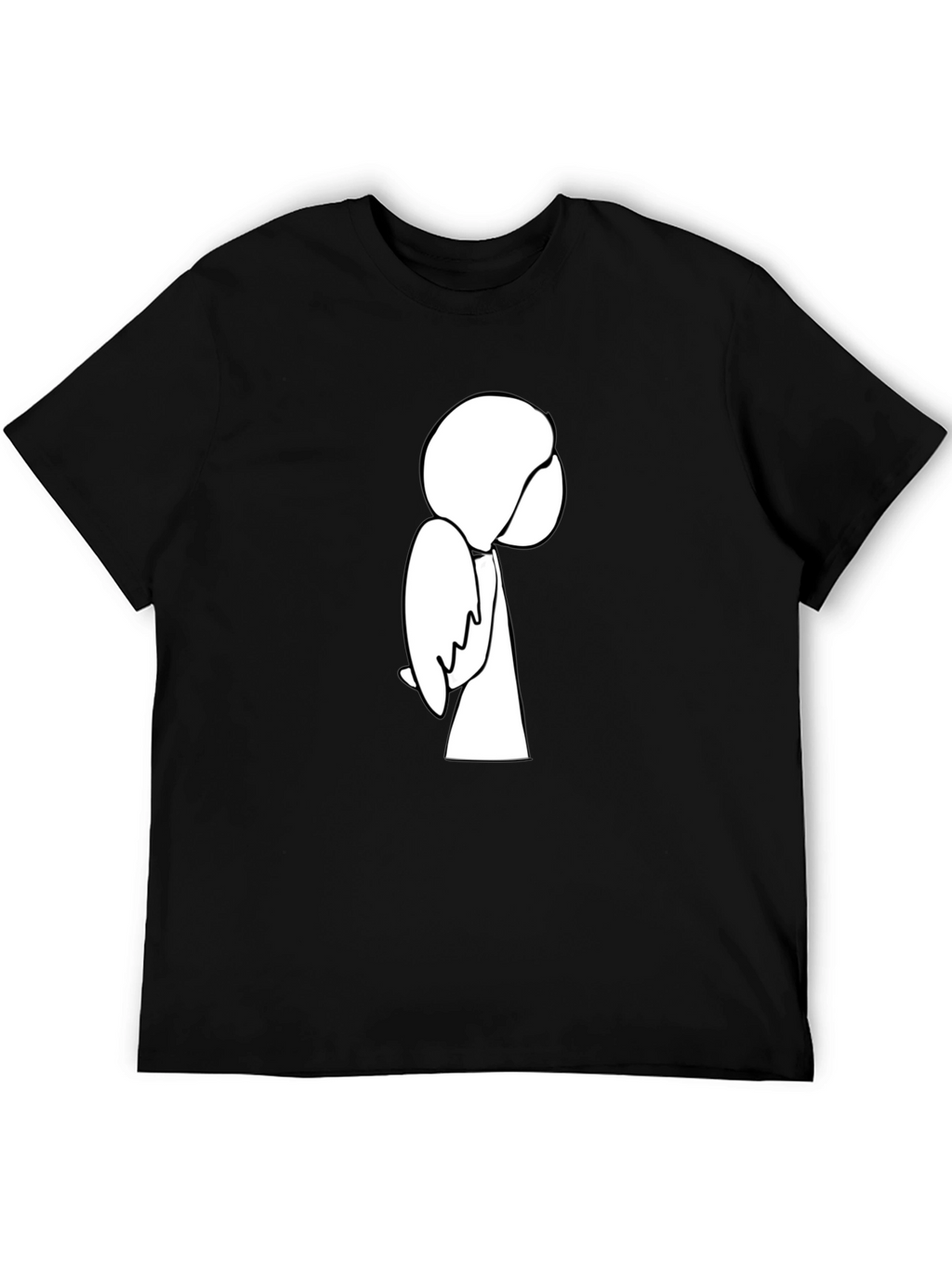 Minimalist Line Art Graphic T-Shirt