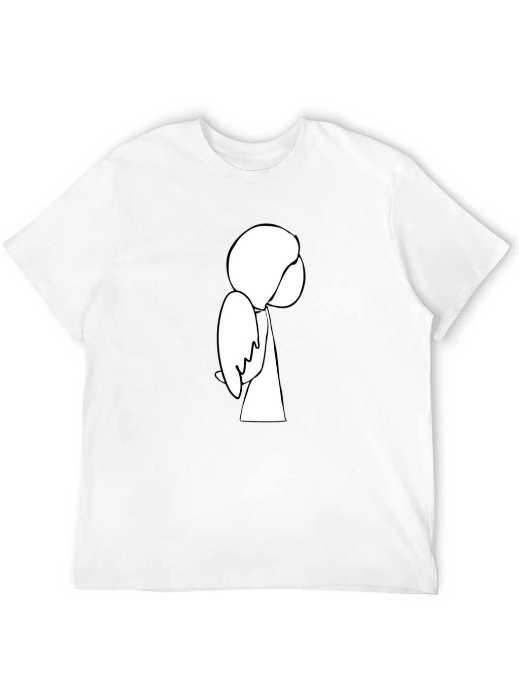 Minimalist Line Art Graphic T-Shirt
