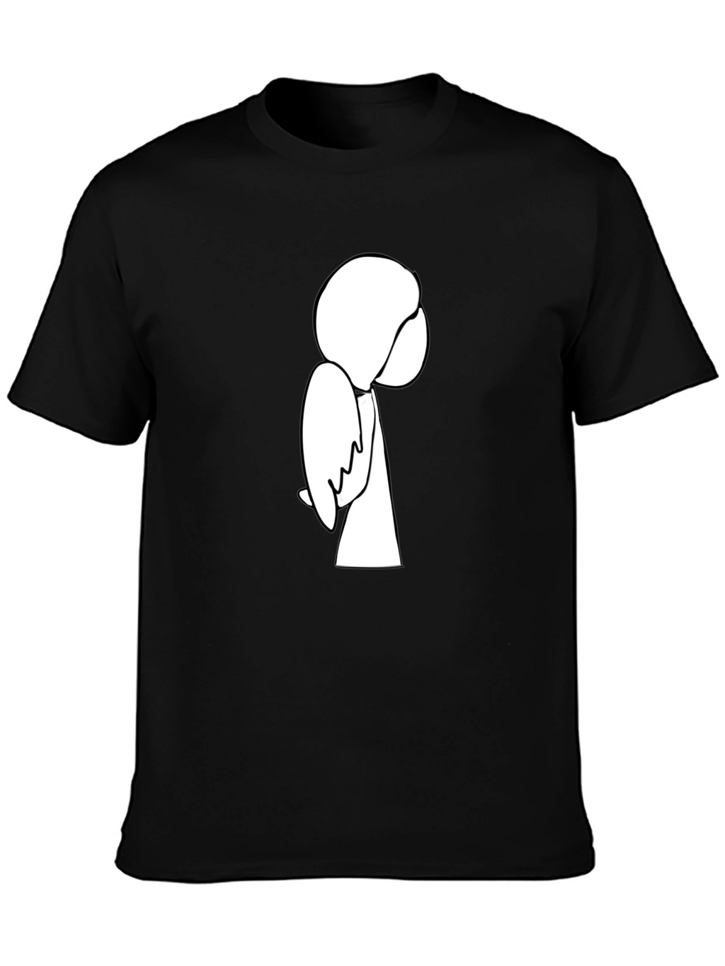 Minimalist Line Art Graphic T-Shirt