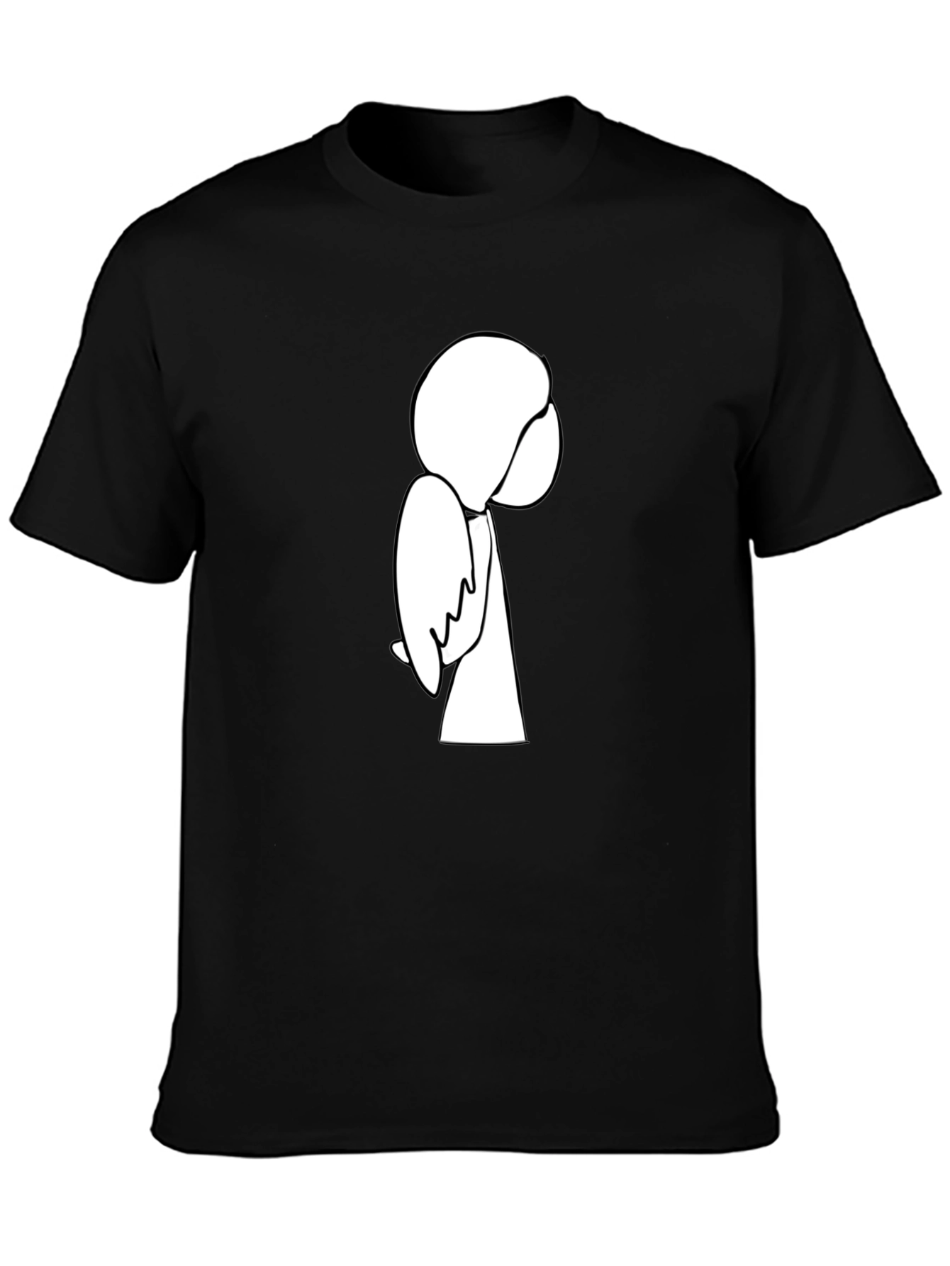 Minimalist Line Art Graphic T-Shirt