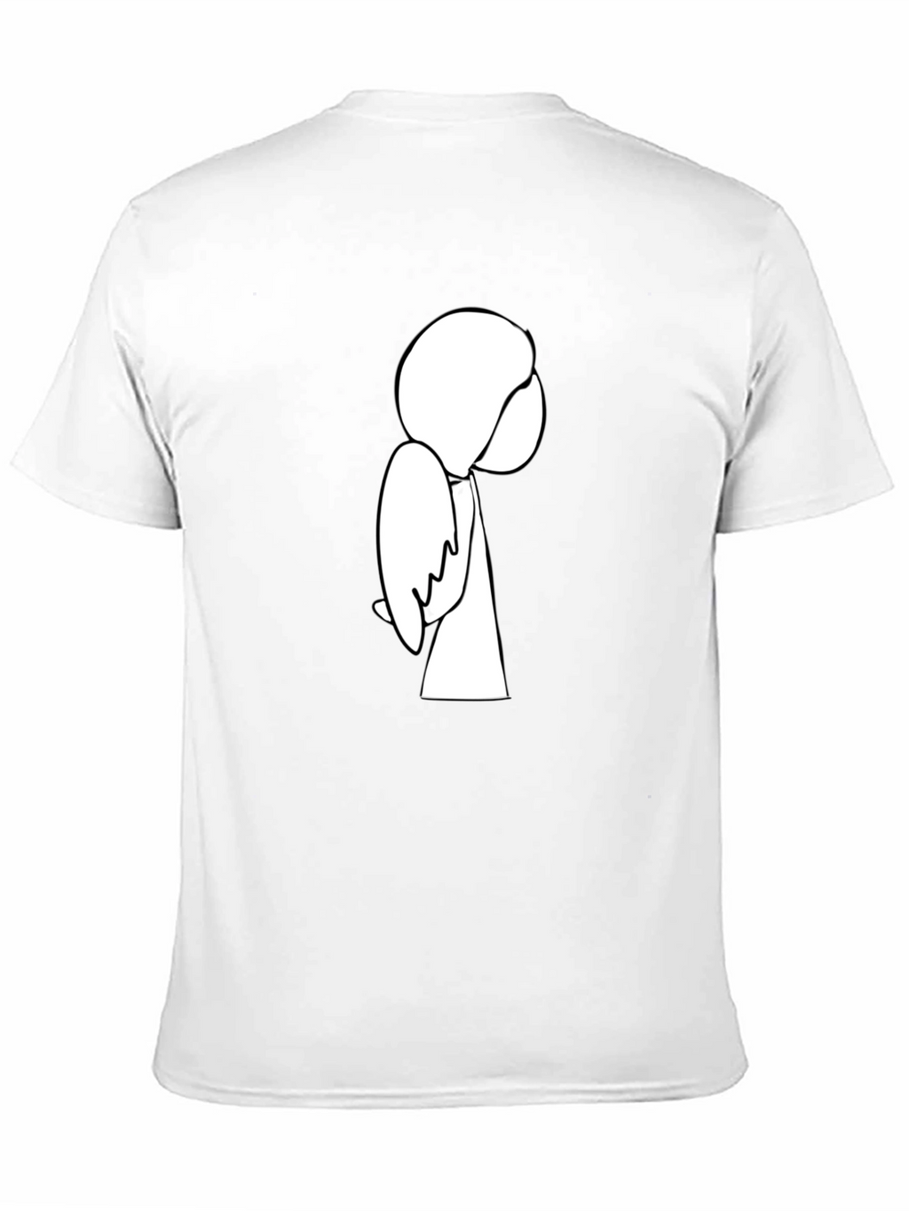 Minimalist Line Art Graphic T-Shirt