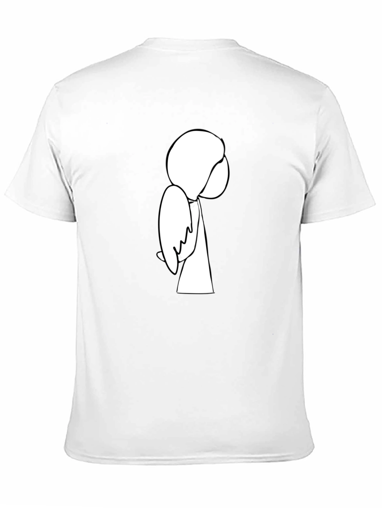 Minimalist Line Art Graphic T-Shirt
