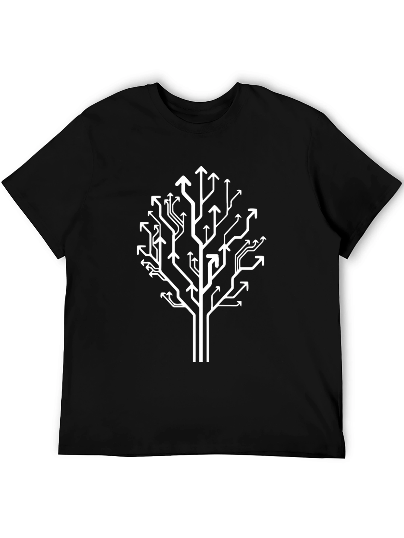 Circuit Tree Black T-Shirt - Tech Style
