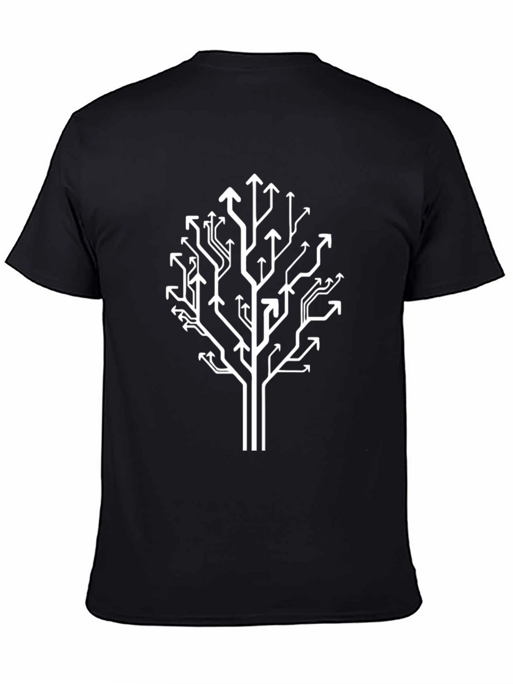 Circuit Tree Black T-Shirt - Tech Style