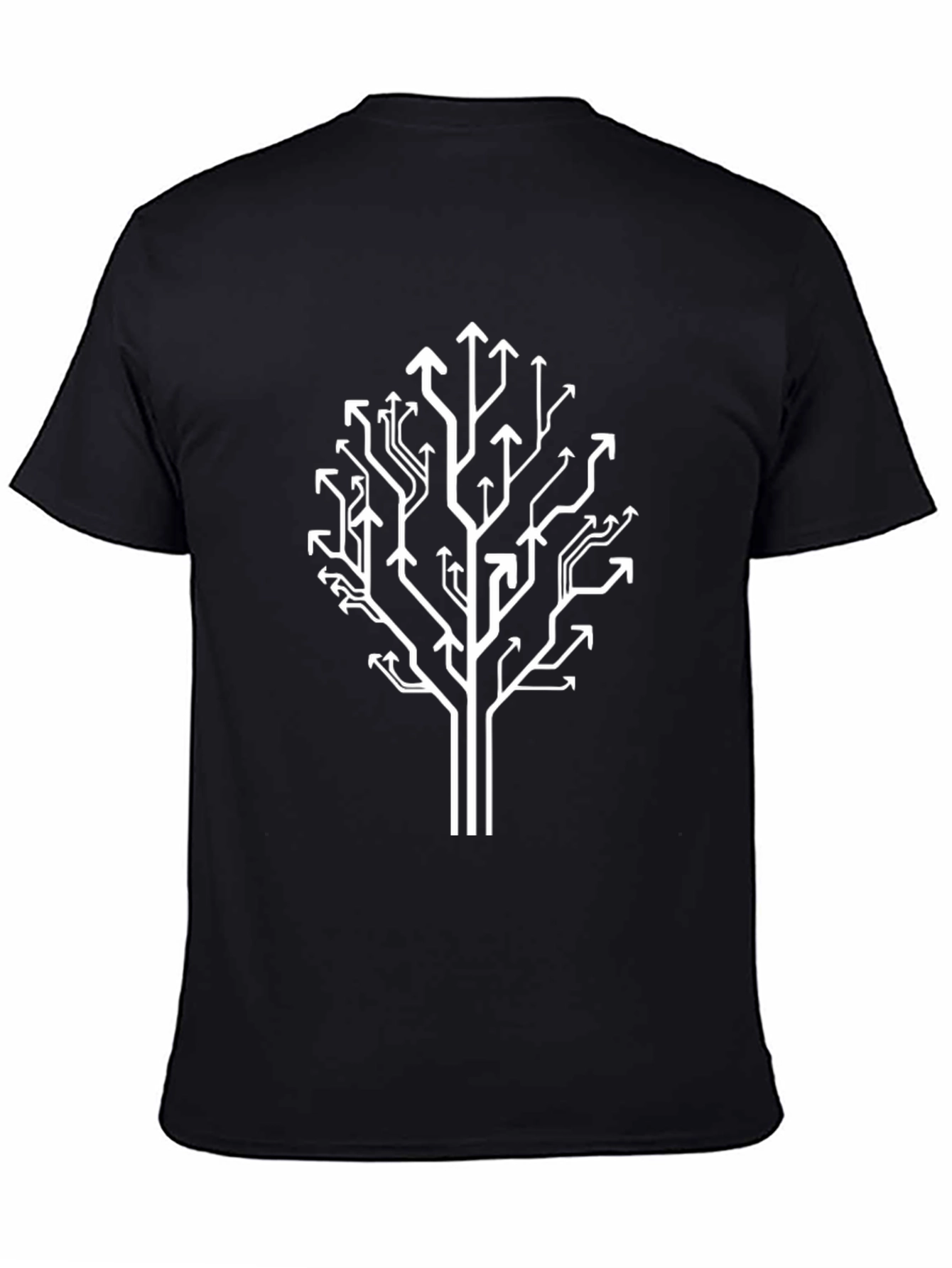 Circuit Tree Black T-Shirt - Tech Style